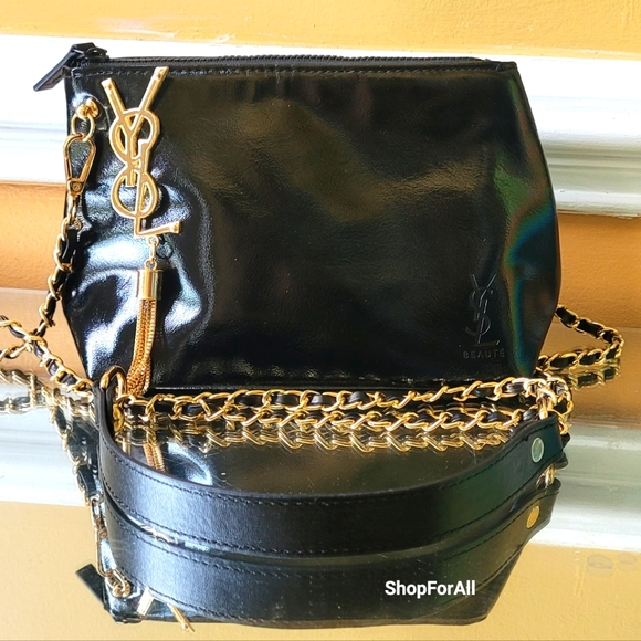 Ysl beauty cosmetic pouch to Convertible Bum/ Crossbody/Shoulder bag - Picture 2 of 16